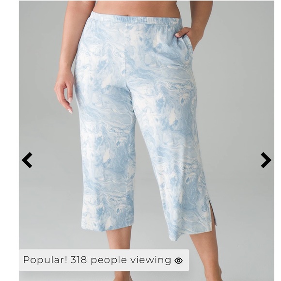 SOMA COOL NIGHTS Cami/Crop pants pajama set - Picture 2 of 13